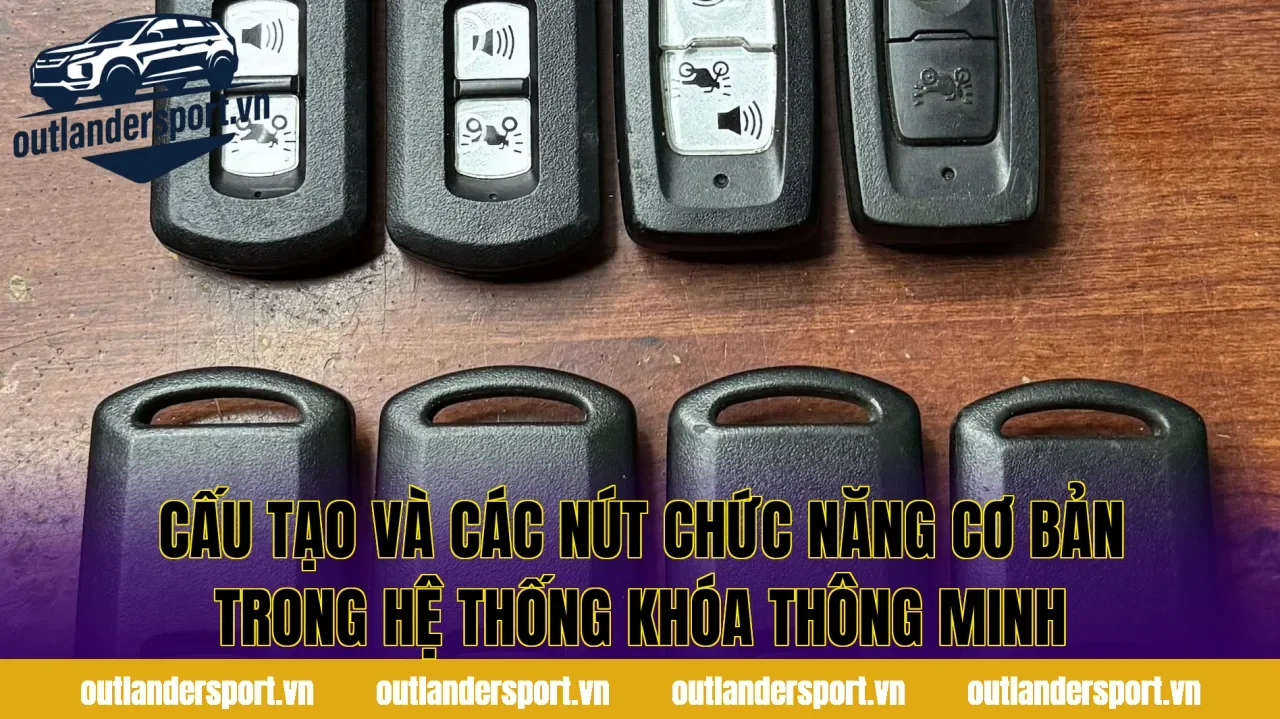 Cấu tạo và các nút chức năng cơ bản trong hệ thống khóa thông minh