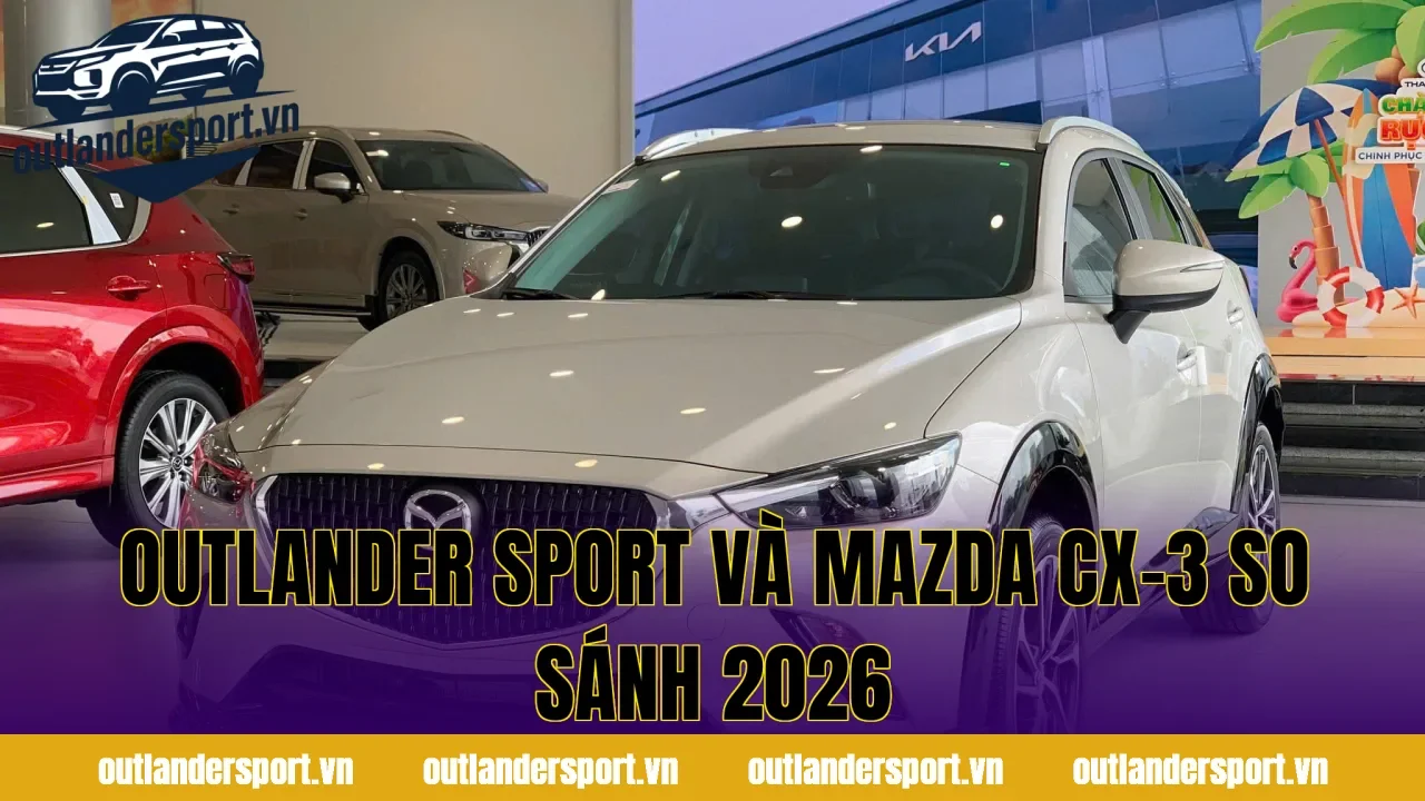 OUTLANDER SPORT VÀ MAZDA CX-3 SO SÁNH 2026